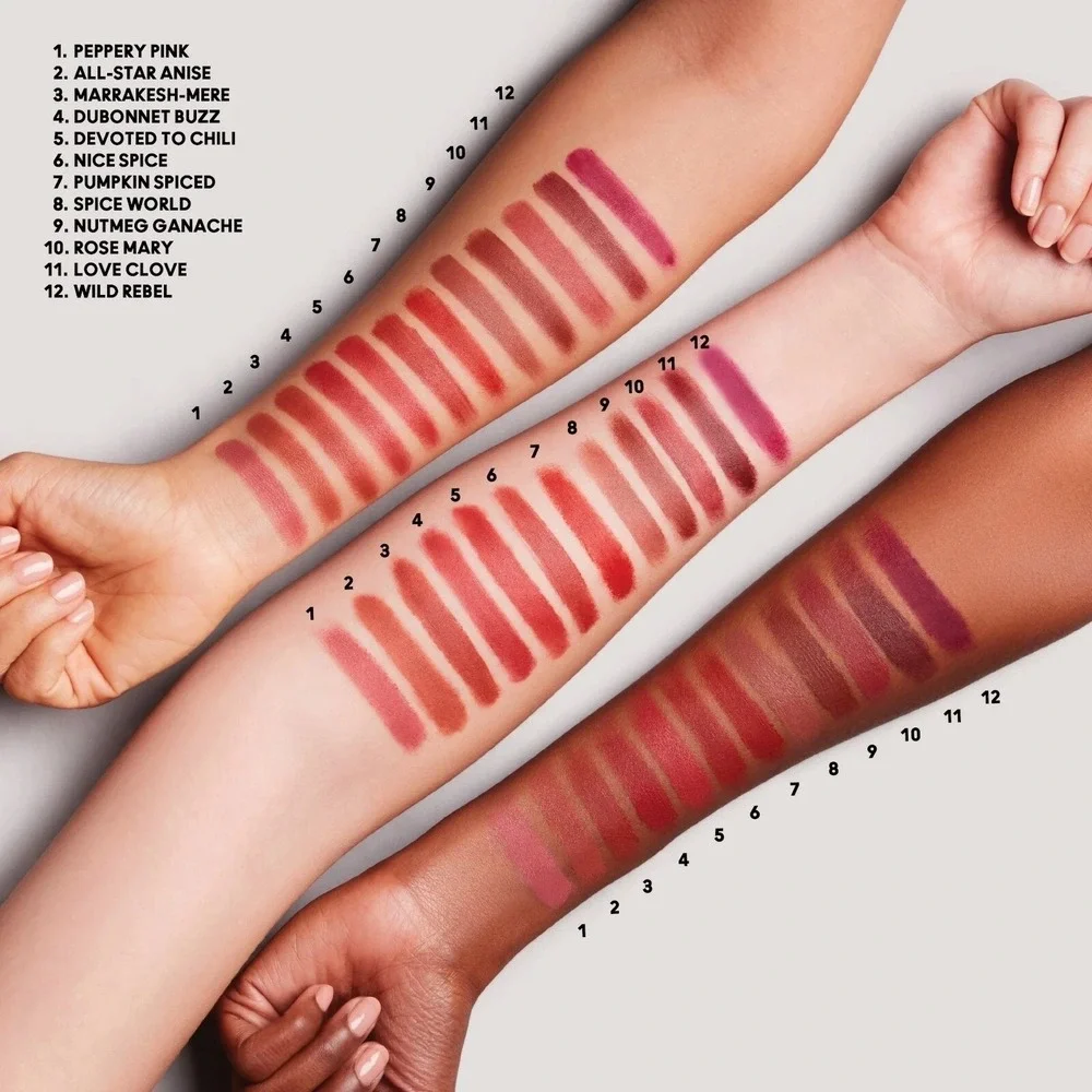 M.A.C. Powder Kiss Velvet Blur Slim Lipstick-877 Devoted to Chili-NIB